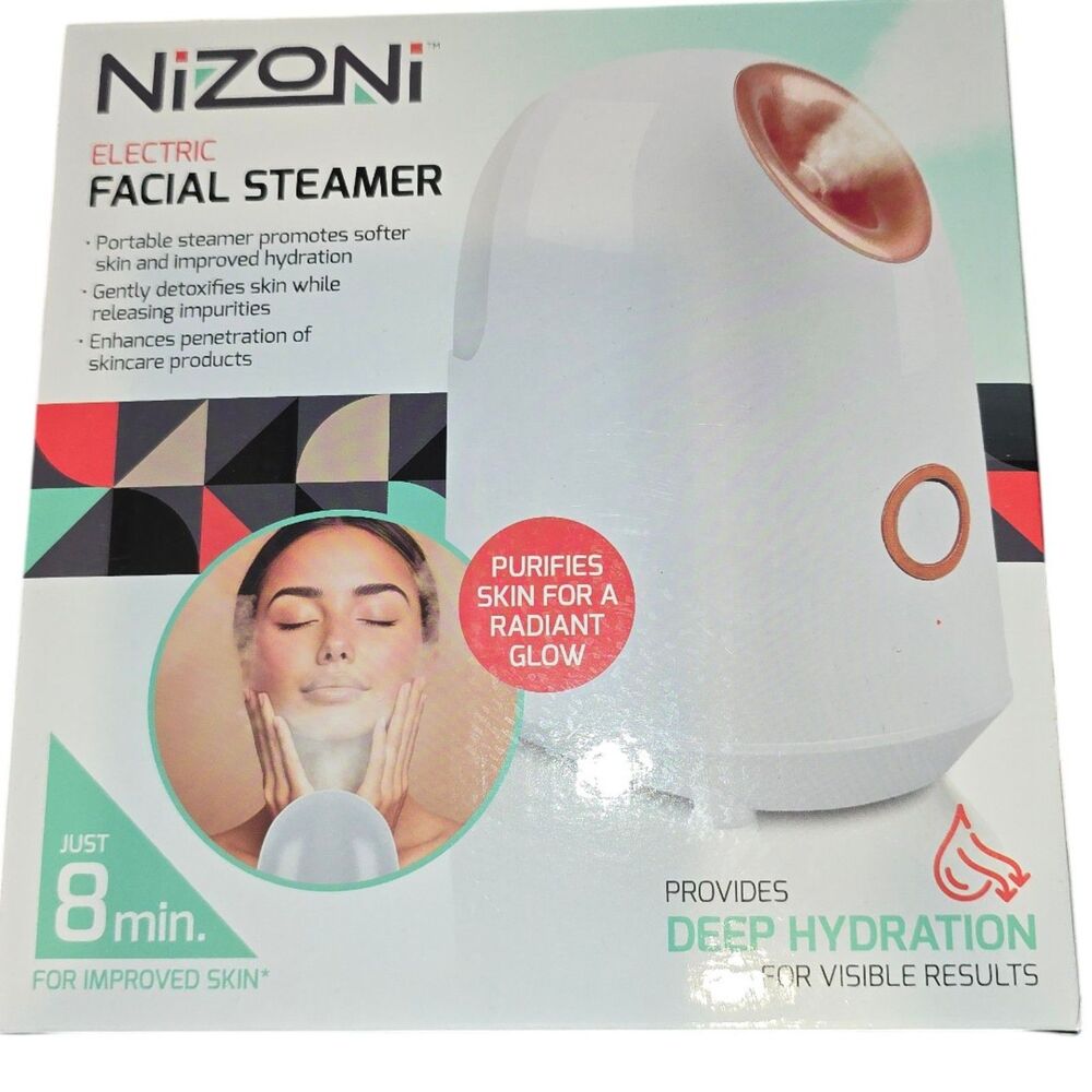 Nizoni Electric Facial Steamer Portable Face Steam Skincare